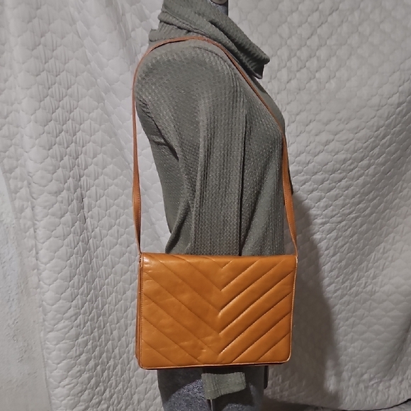 Handbags - Timeless Classic Quilted Chevron Leather Shoulder Bag